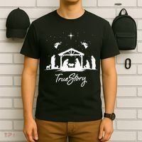 True Story Christmas Nativity Jesus Christian T-Shirt thumb 6