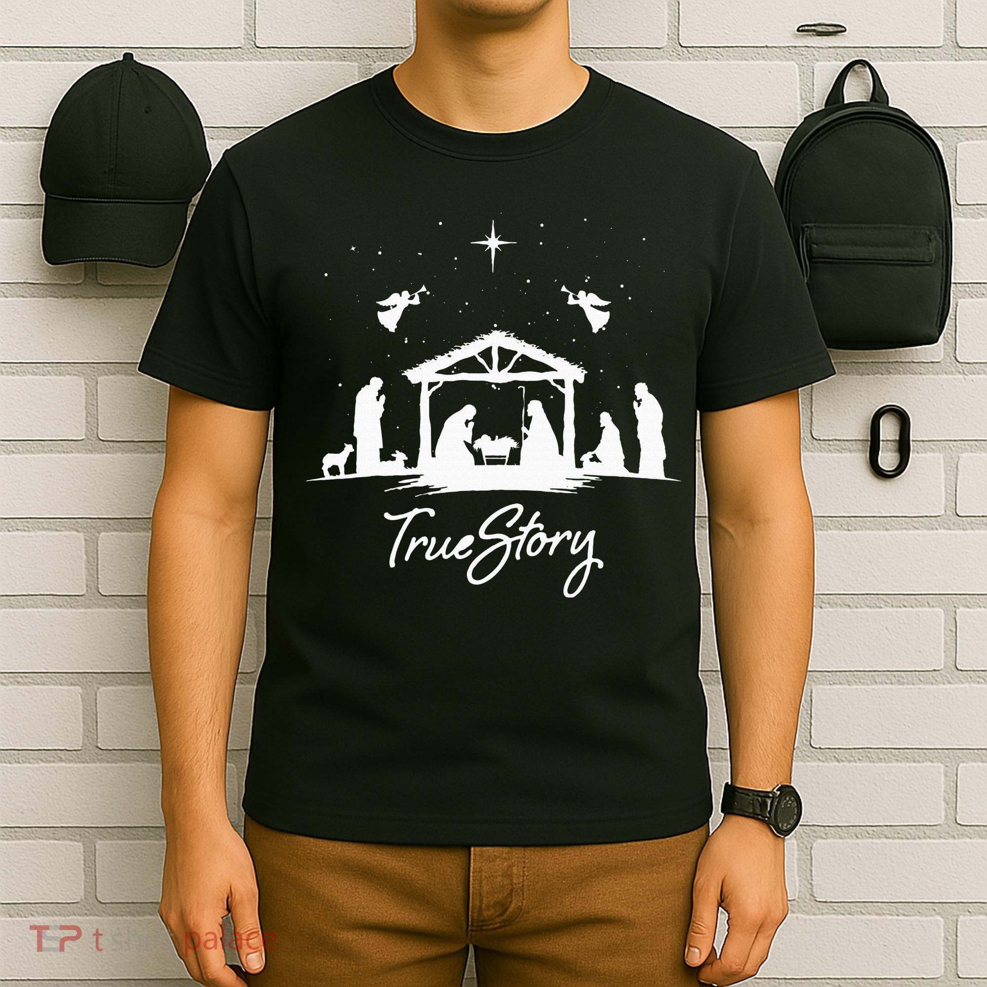True Story Christmas Nativity Jesus Christian T-Shirt