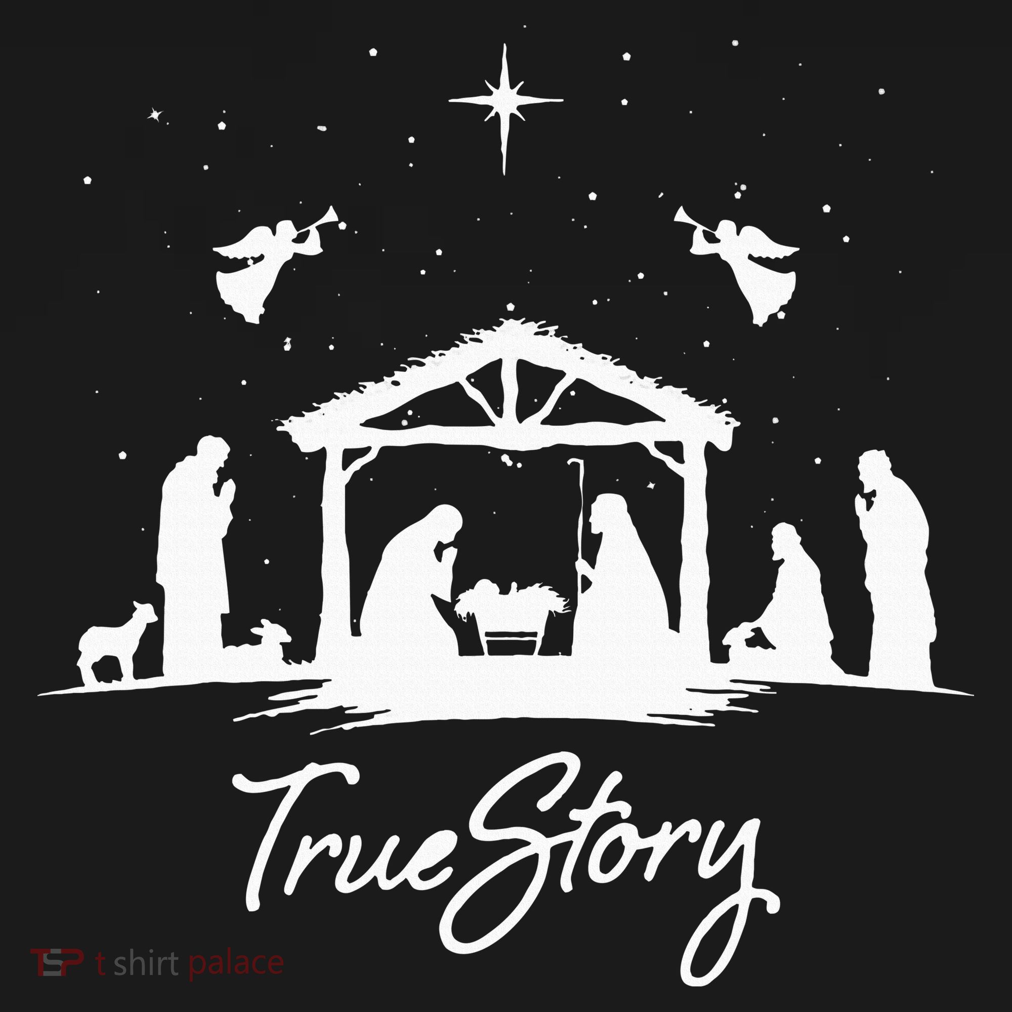True Story Christmas Nativity Jesus Christian Women's Hoodie