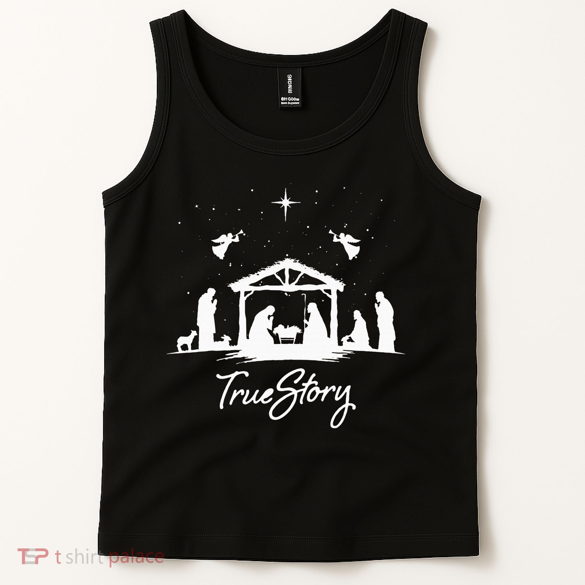 True Story Christmas Nativity Jesus Christian Tank Top