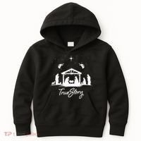 True Story Christmas Nativity Jesus Christian Kids Hoodie thumb 0