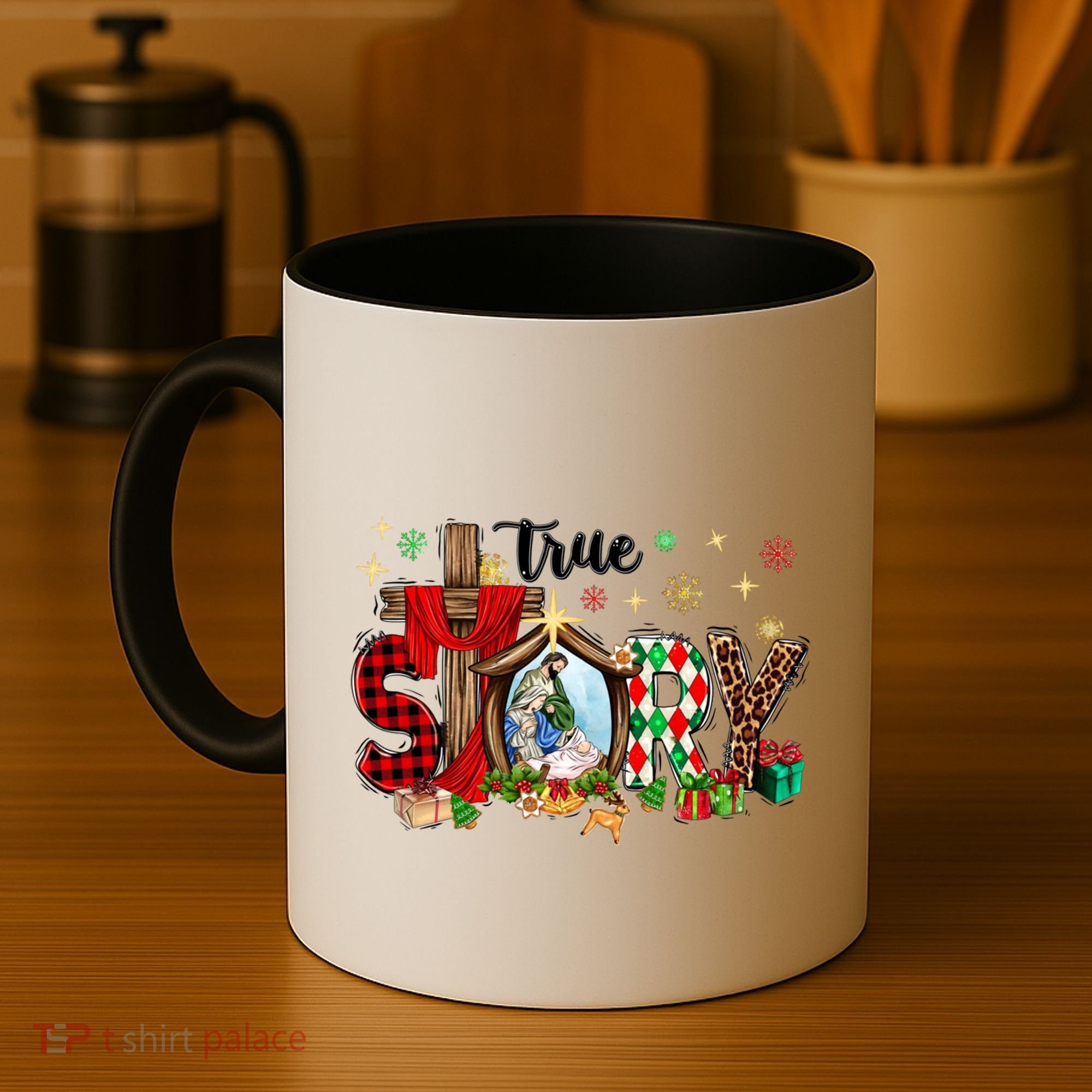 True Story Christmas Jesus Christian Gift Coffee Mug