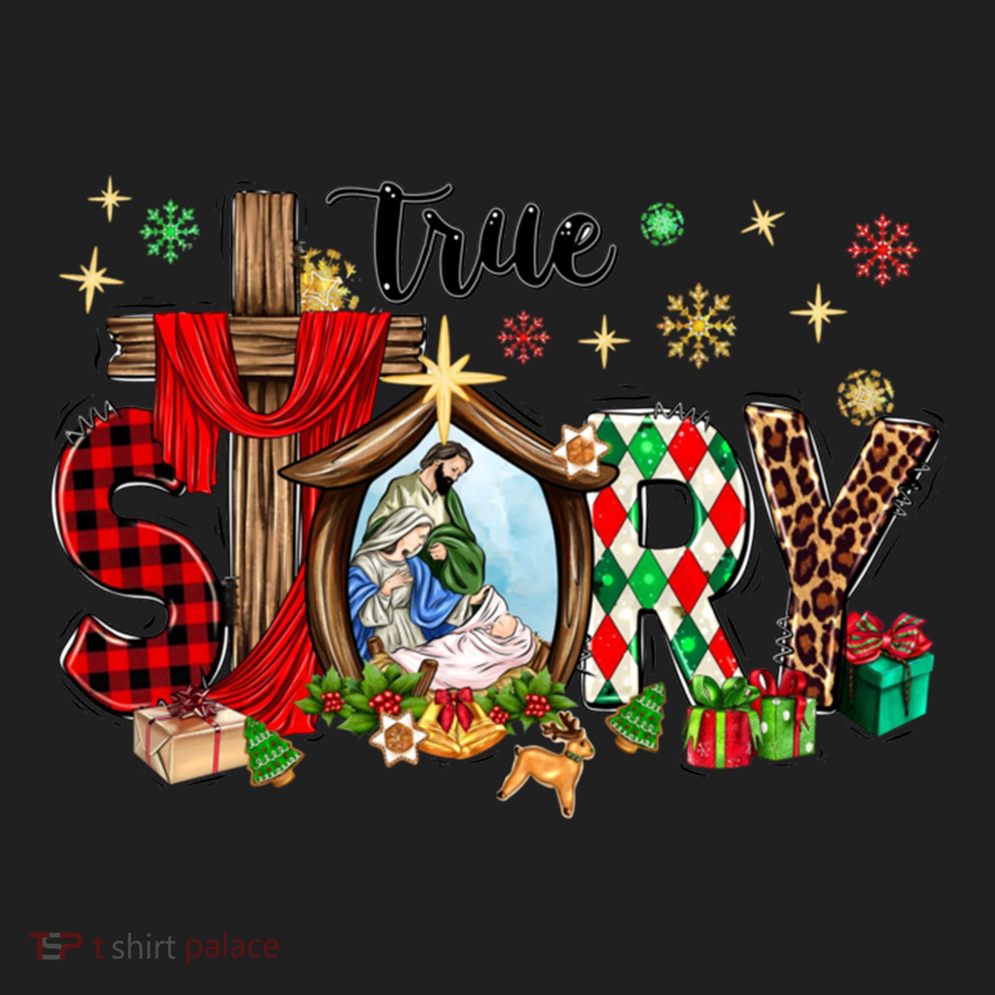 True Story Christmas Jesus Christian Gift Beanie