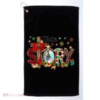 True Story Christmas Jesus Christian Gift Golf Towel thumb 0