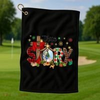True Story Christmas Jesus Christian Gift Golf Towel thumb 1