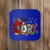 True Story Christmas Jesus Christian Gift Coaster thumb 0