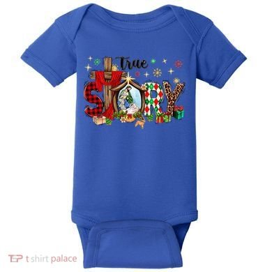 True Story Christmas Jesus Christian Gift Baby Bodysuit