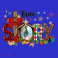 True Story Christmas Jesus Christian Gift Baby Bodysuit thumb 2