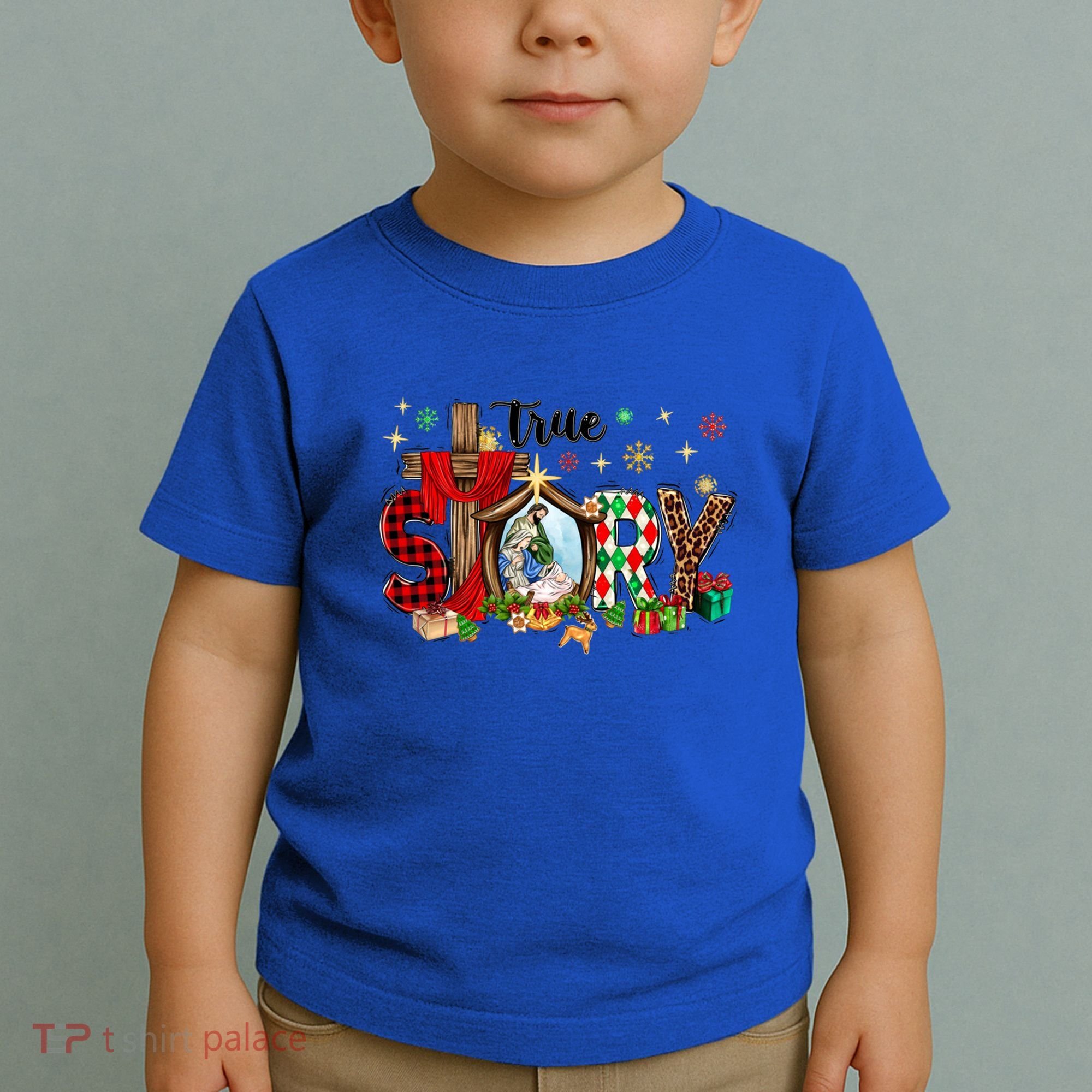 True Story Christmas Jesus Christian Gift Toddler T-Shirt