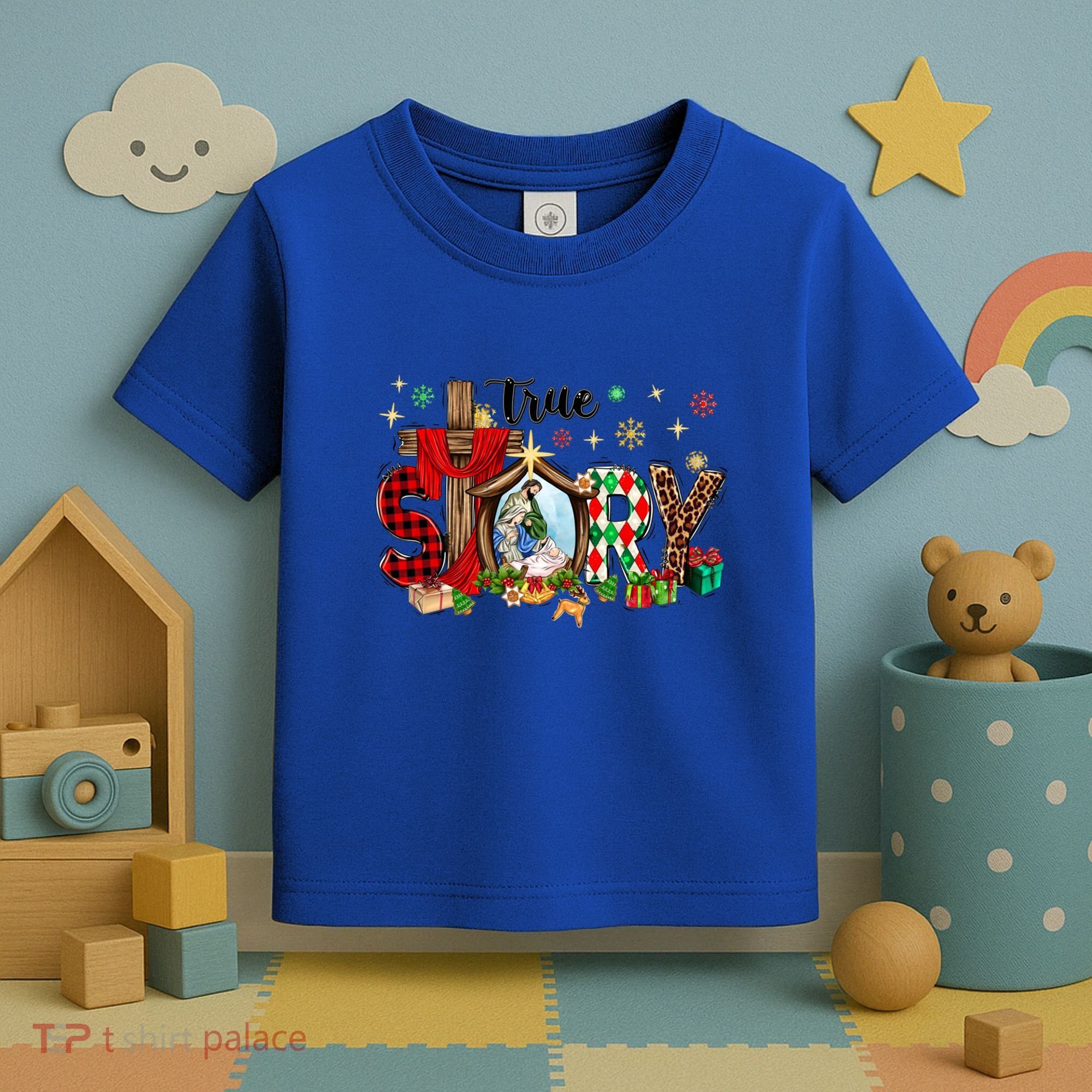 True Story Christmas Jesus Christian Gift Toddler T-Shirt