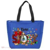 True Story Christmas Jesus Christian Gift Tote Bag thumb 0