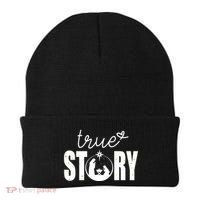 True Story Christmas Holy Christian Beanie thumb 0