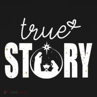 True Story Christmas Holy Christian Women's Hoodie thumb 2