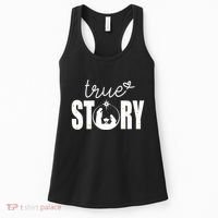 True Story Christmas Holy Christian Women's Tank Top thumb 0
