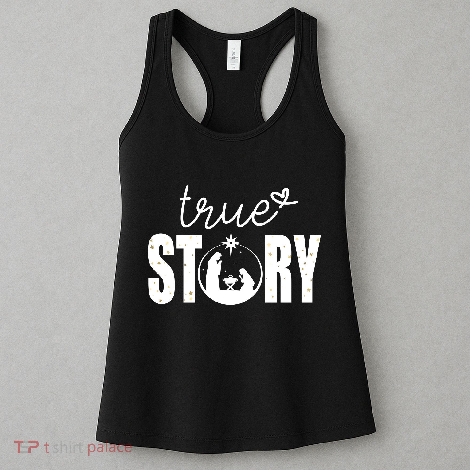 True Story Christmas Holy Christian Women's Tank Top