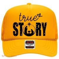 True Story Christmas Holy Christian Hat thumb 0