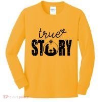 True Story Christmas Holy Christian Kids Long Sleeve Shirt thumb 0