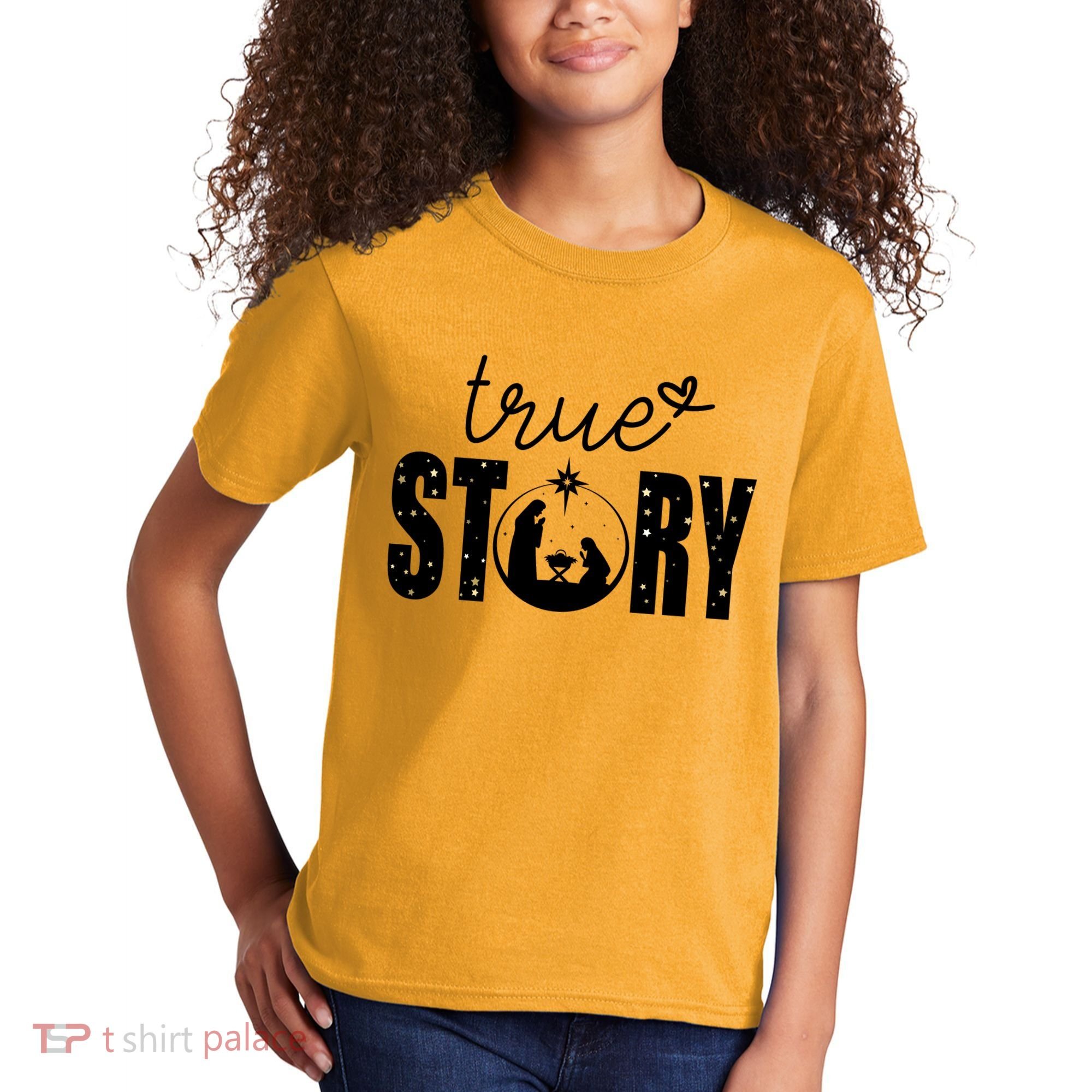 True Story Christmas Holy Christian Kids T-Shirt