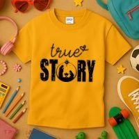 True Story Christmas Holy Christian Kids T-Shirt thumb 3