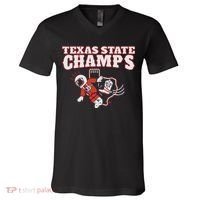 Texas State Champs V-Neck T-Shirt thumb 0
