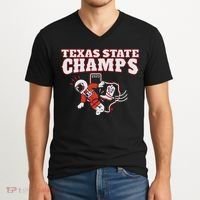 Texas State Champs V-Neck T-Shirt thumb 2