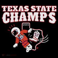 Texas State Champs V-Neck T-Shirt thumb 3