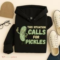 This Situation Calls For Pickles Funny Pickle Hoodie thumb 4