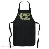 This Situation Calls For Pickles Funny Pickle Apron thumb 0
