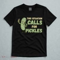 This Situation Calls For Pickles Funny Pickle T-Shirt thumb 5