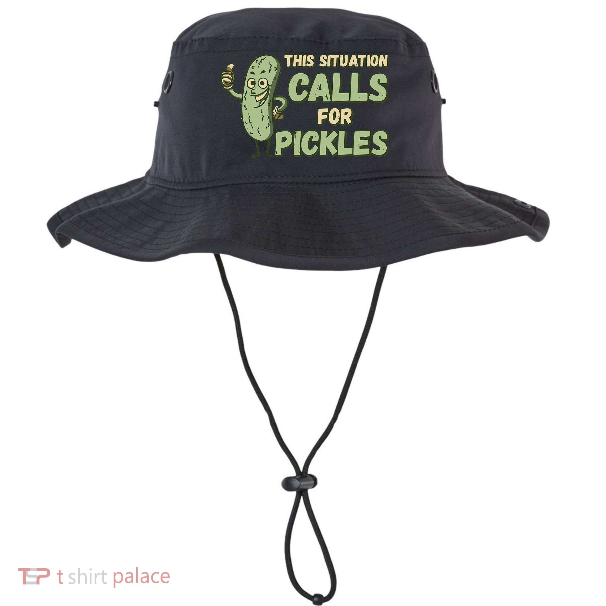 This Situation Calls For Pickles Funny Pickle Bucket Hat