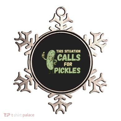 This Situation Calls For Pickles Funny Pickle Ornament