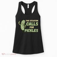 This Situation Calls For Pickles Funny Pickle Women's Tank Top thumb 0
