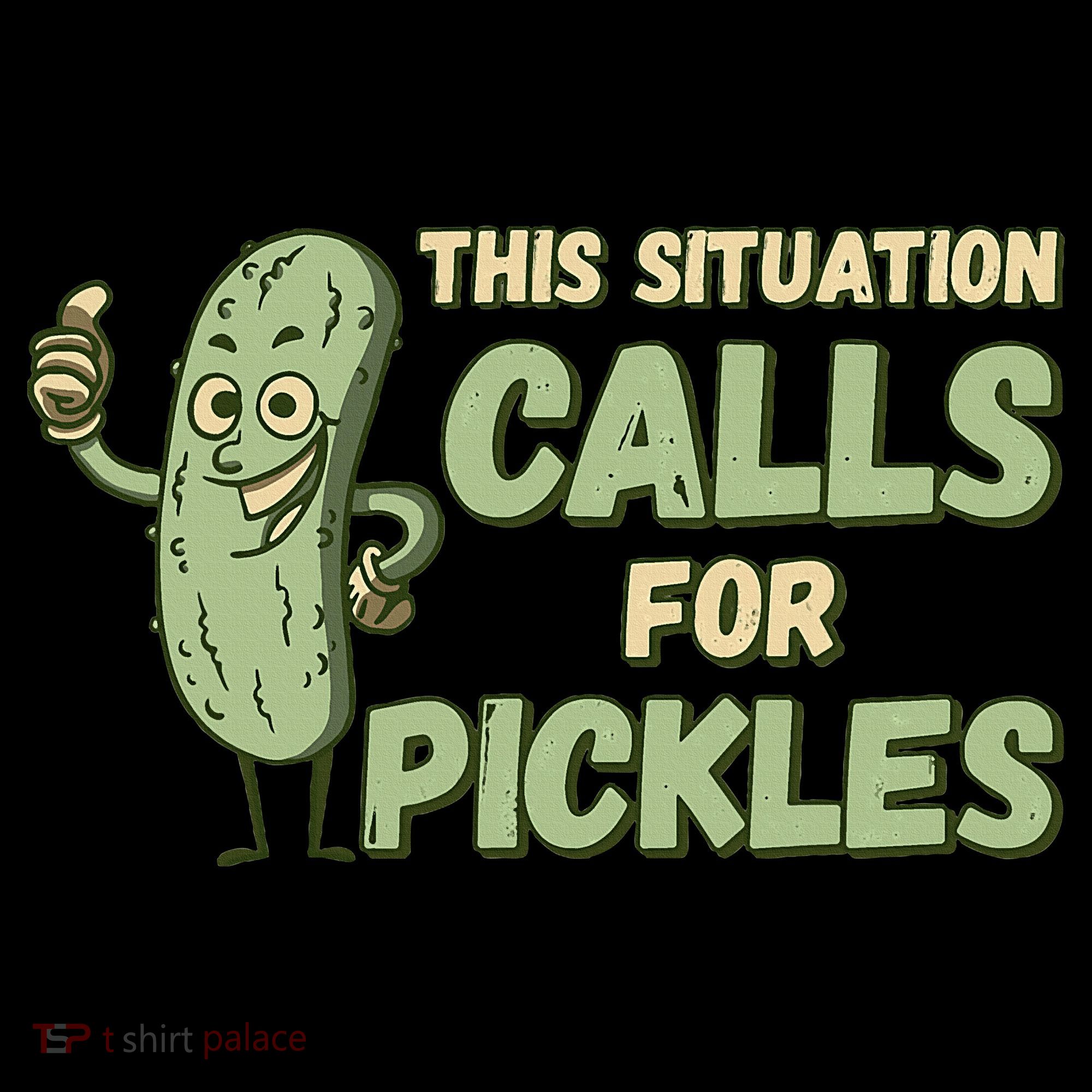 This Situation Calls For Pickles Funny Pickle Women's Long Sleeve Shirt