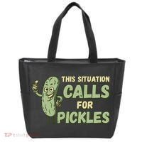 This Situation Calls For Pickles Funny Pickle Tote Bag thumb 0