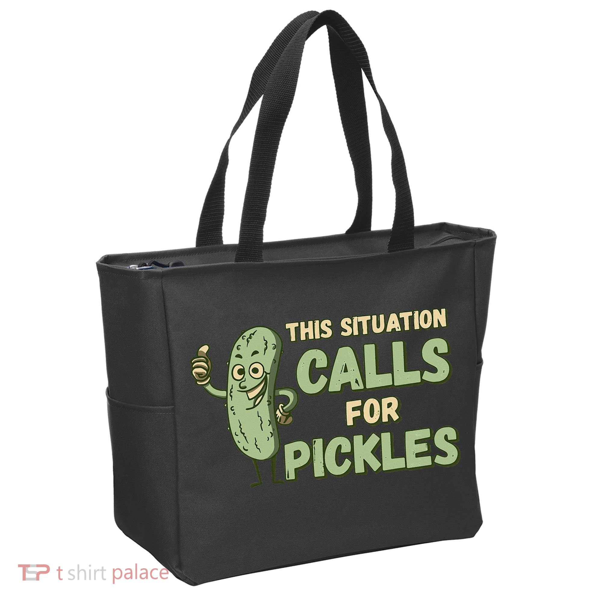 This Situation Calls For Pickles Funny Pickle Tote Bag