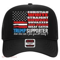 Trump Supporter Christian White Straight Unwoke Unvaxxed Hat thumb 0