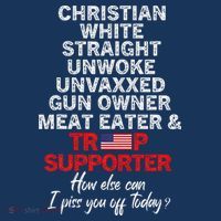 Trump Supporter Christian White Straight Unwoke Unvaxxed Women's Hoodie thumb 2