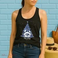 True Story Christmas Jesus Xmas Christian Nativity Sence Women's Tank Top thumb 2