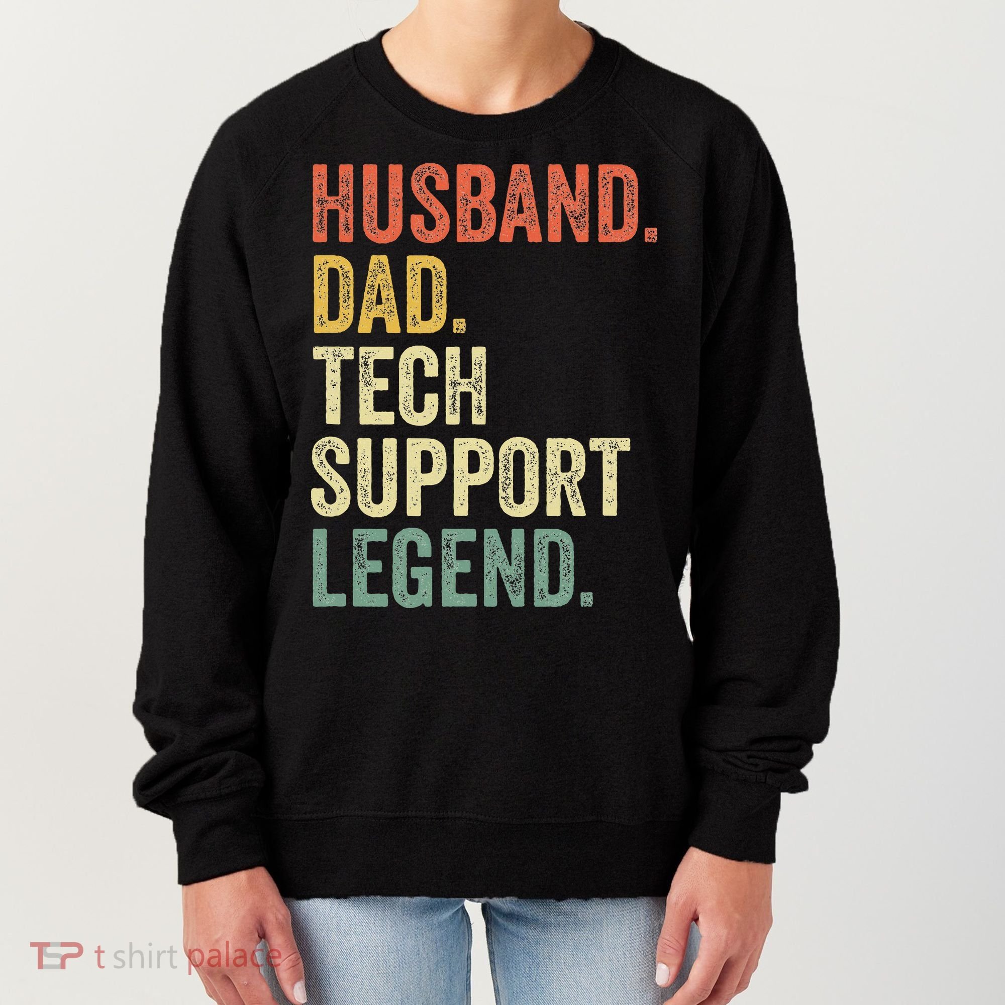 Tech Support Christmas Gifts For Dad Husband Women's Sweatshirt