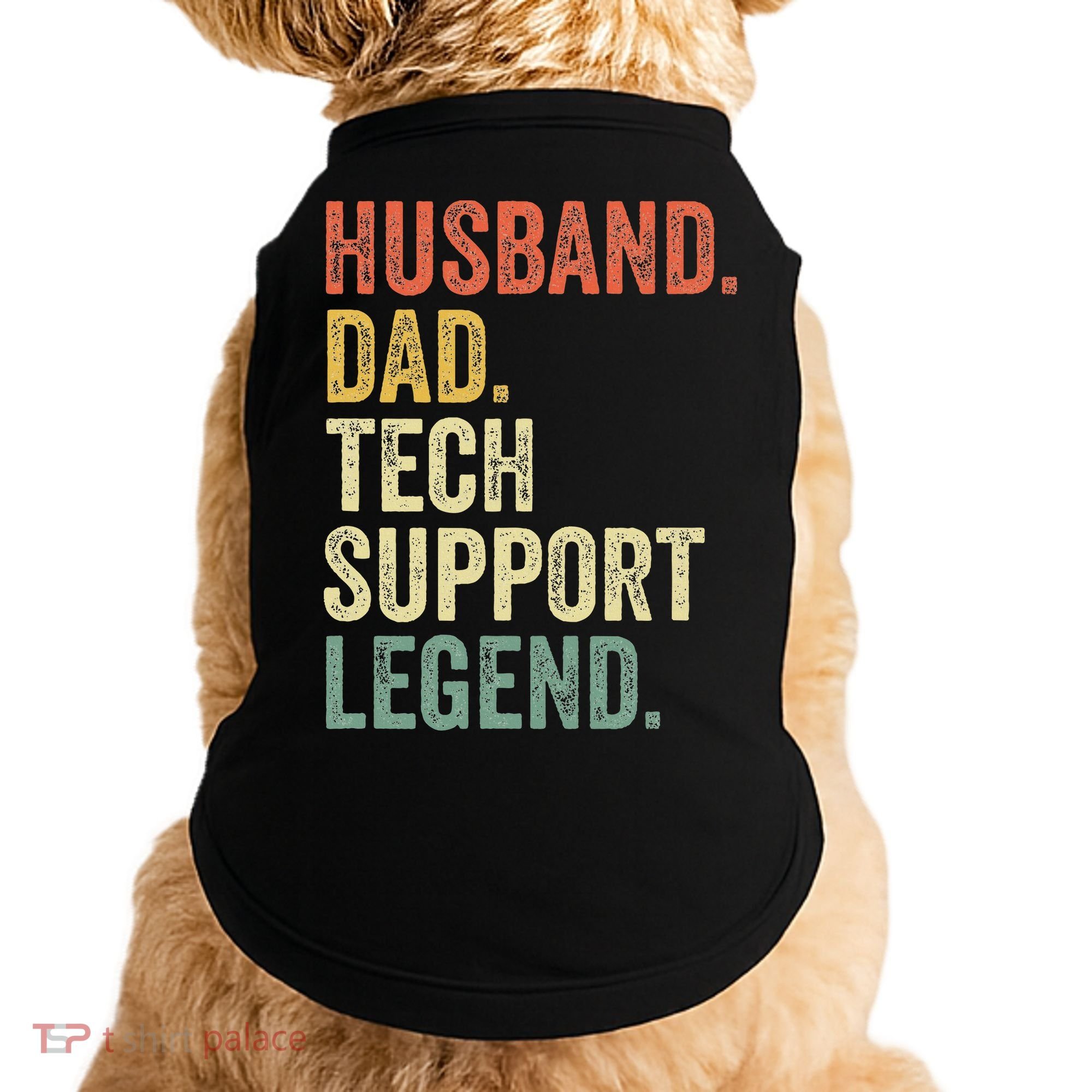 Tech Support Christmas Gifts For Dad Husband Doggie Tank