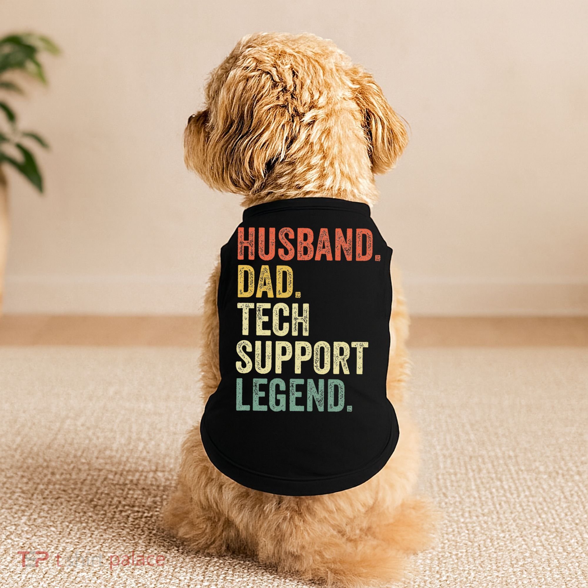 Tech Support Christmas Gifts For Dad Husband Doggie Tank