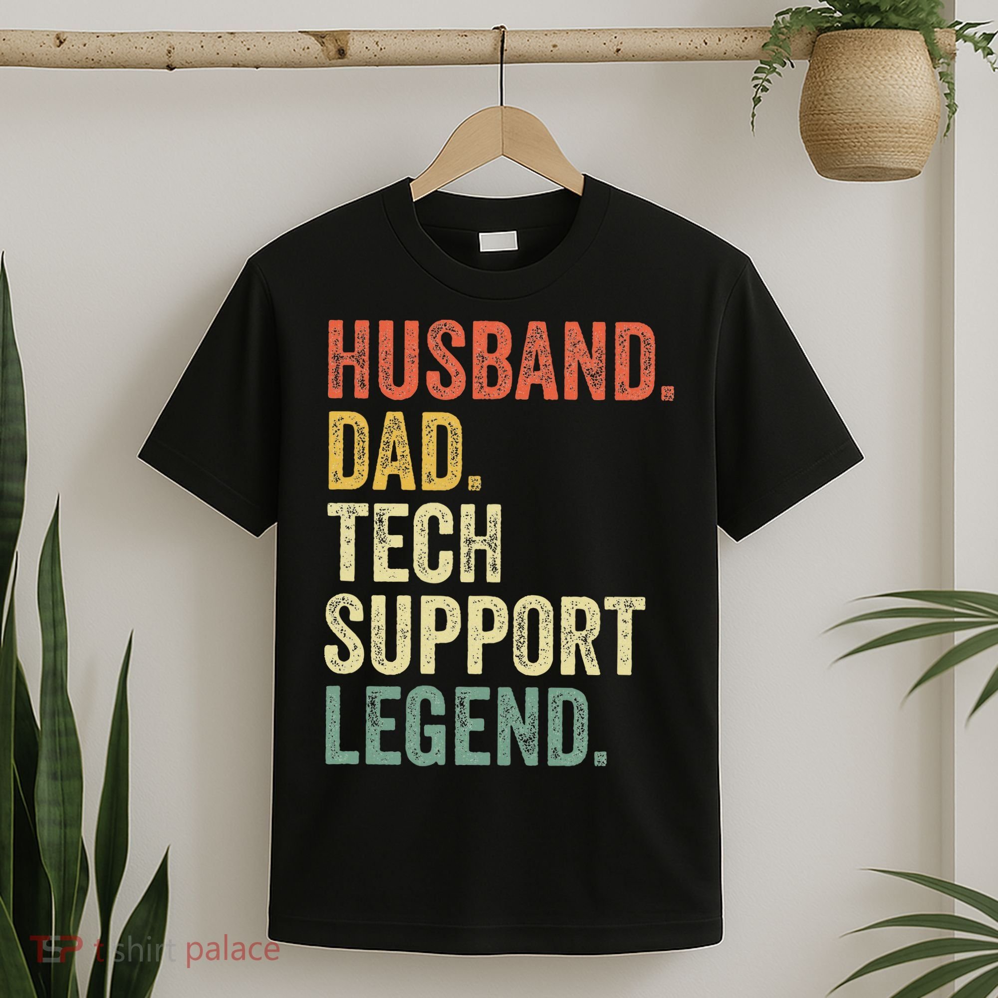 Tech Support Christmas Gifts For Dad Husband T-Shirt