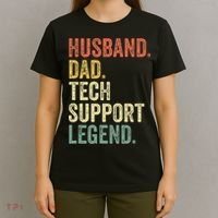 Tech Support Christmas Gifts For Dad Husband T-Shirt thumb 4