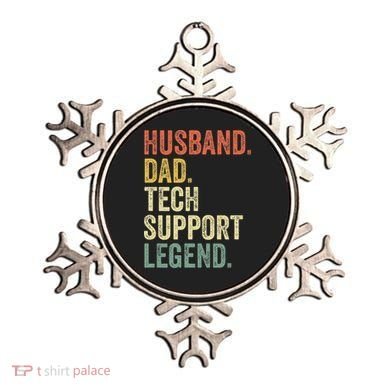 Tech Support Christmas Gifts For Dad Husband Ornament