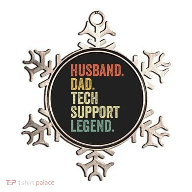 Tech Support Christmas Gifts For Dad Husband Ornament