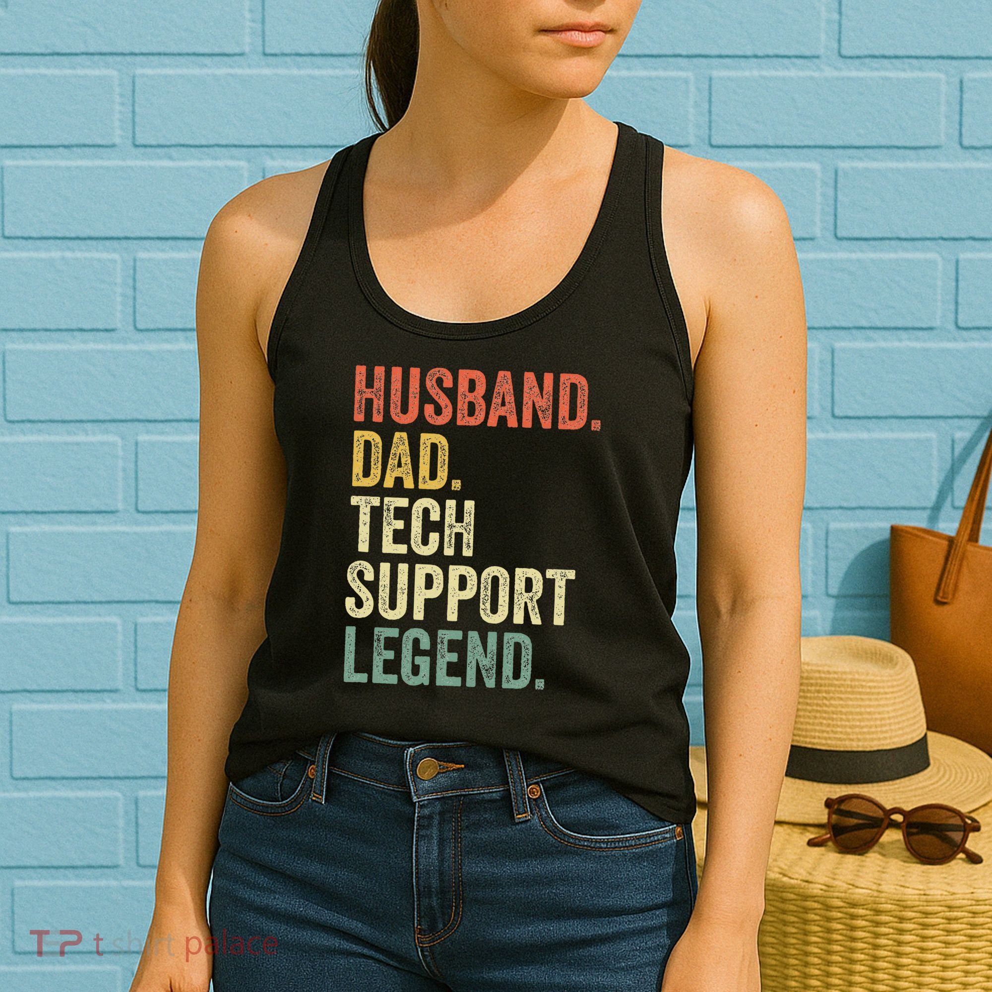 Tech Support Christmas Gifts For Dad Husband Women's Tank Top