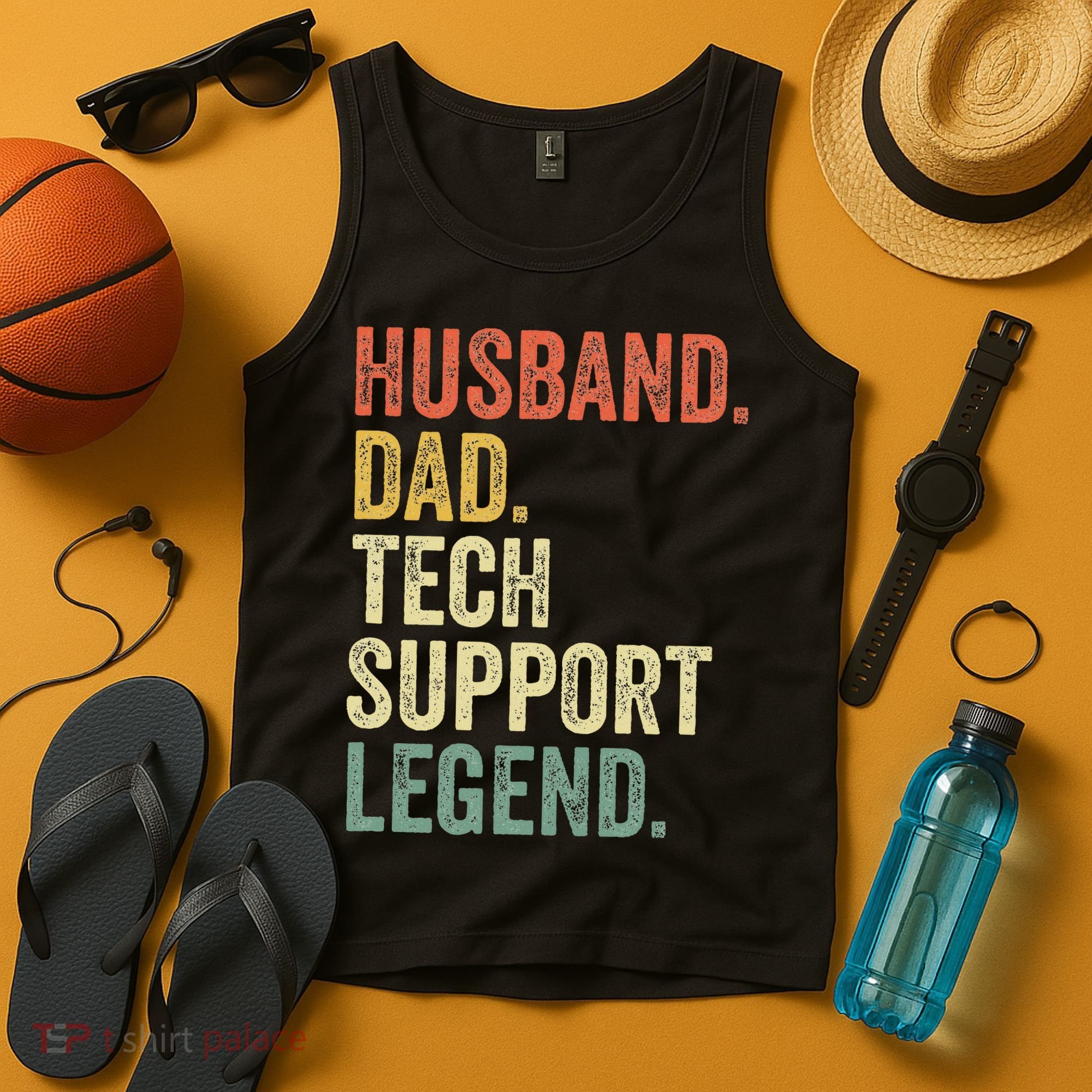 Tech Support Christmas Gifts For Dad Husband Tank Top
