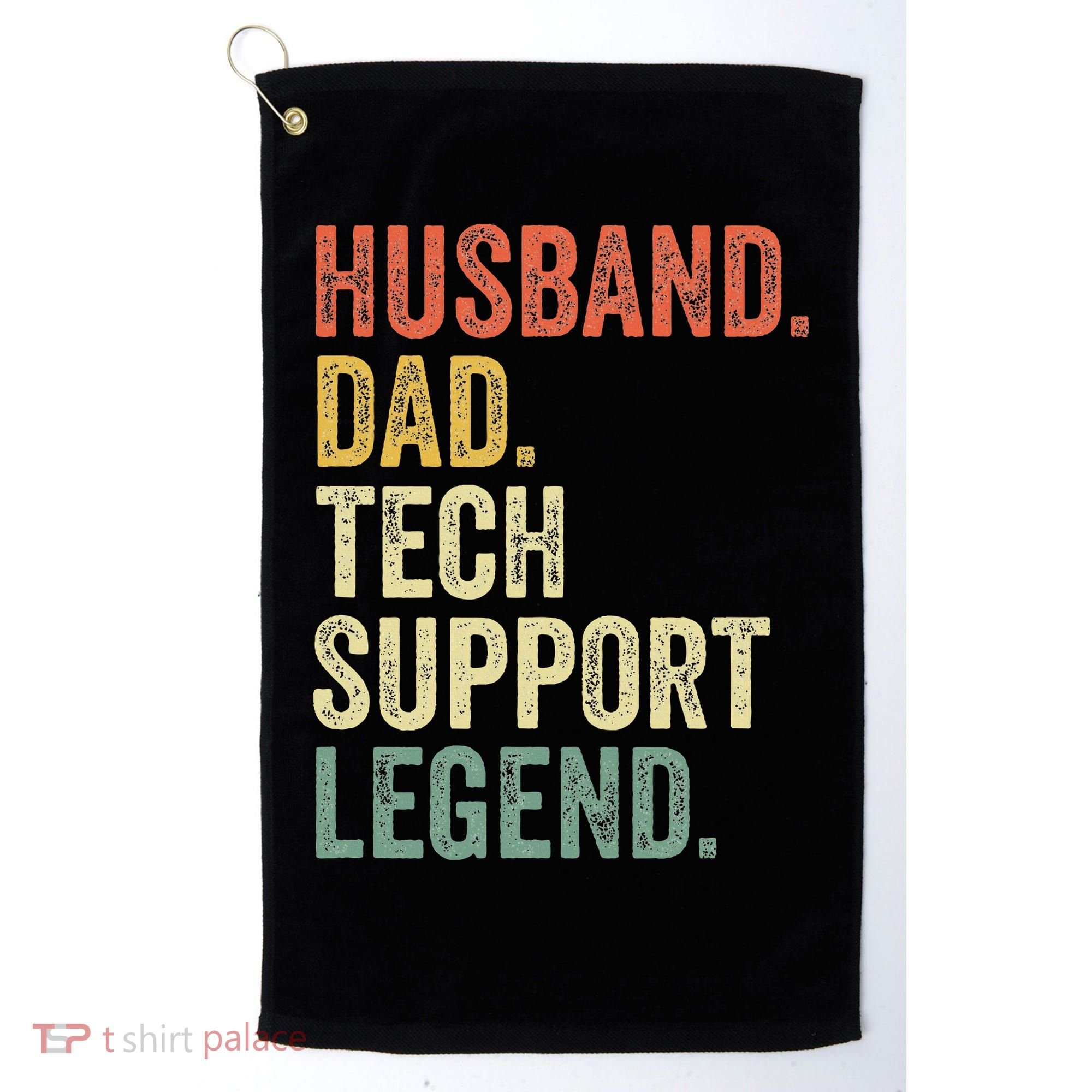 Tech Support Christmas Gifts For Dad Husband Golf Towel
