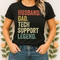Tech Support Christmas Gifts For Dad Husband Women's T-Shirt thumb 2
