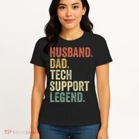 Tech Support Christmas Gifts For Dad Husband Women's T-Shirt thumb 4